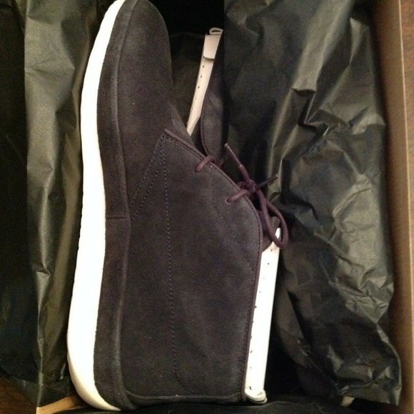 UGG Men's Cali Navy Suede Chukka Boots 12M - New in Box - Picture 5 of 8